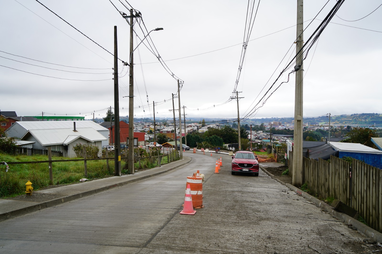 Castro Municipio anuncia pronto término de obras en calle Manuel Ojeda