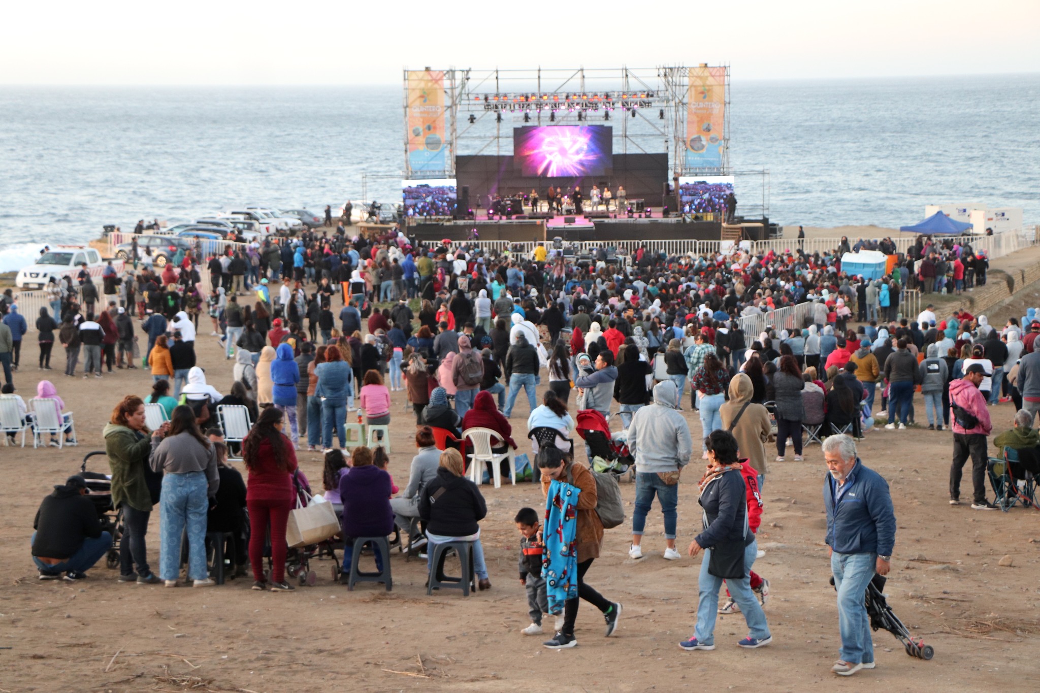 Comisión De Régimen Interno Conoce Evento Planificado Para Celebrar El Festival Del Amor En La Puntilla Sanfuentes